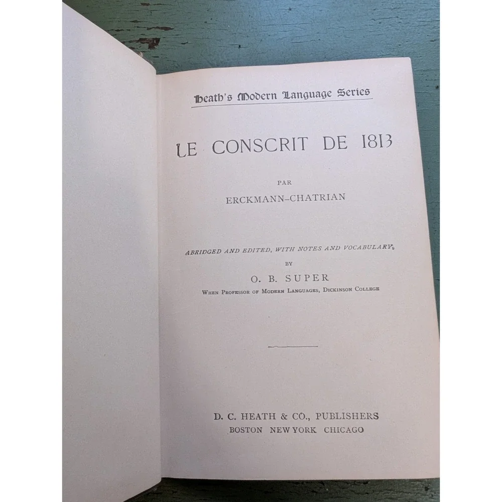 Erkmann-Chatrain's Le Conscript de 1813‎ Copyright 1896